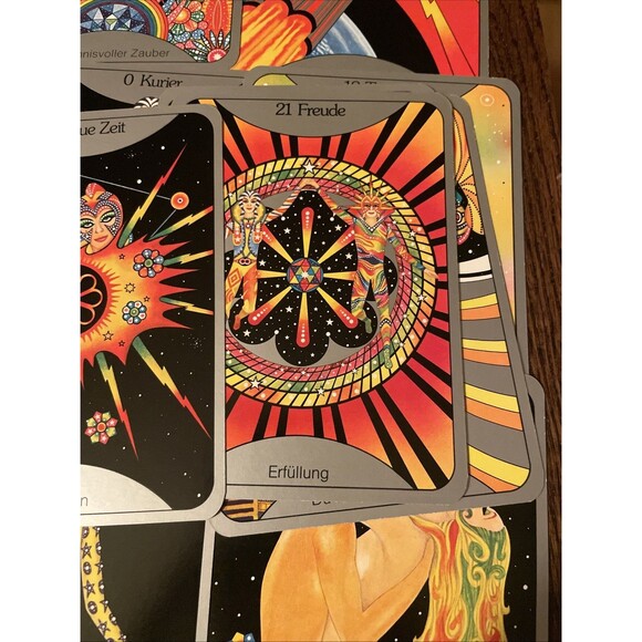 Sternenmadchens Wahrsagespiel Fantasy Tarot Major Arcana Pop Art AGMULLER - Picture 10 of 12